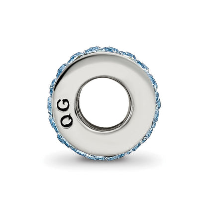 Sterlingsilber Reflections Himmel Blau Doppelt Reihe Preciosa Kristall Perle