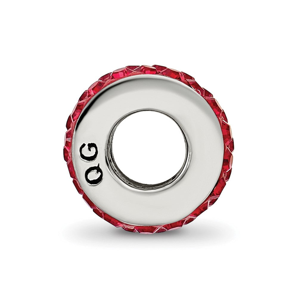 Sterlingsilber Reflections Rot Doppelt Reihe Preciosa Kristall Perle