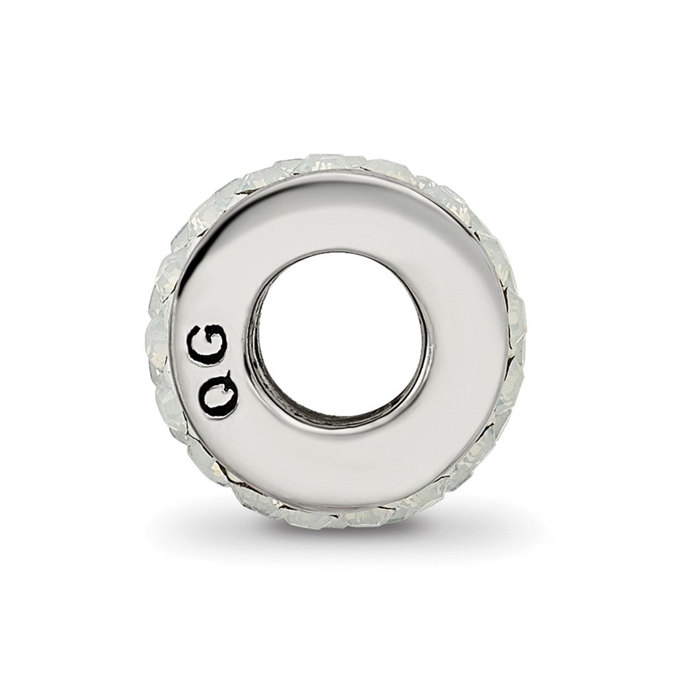 Sterlingsilber Reflections Cream Doppelt Reihe Preciosa Kristall Perle