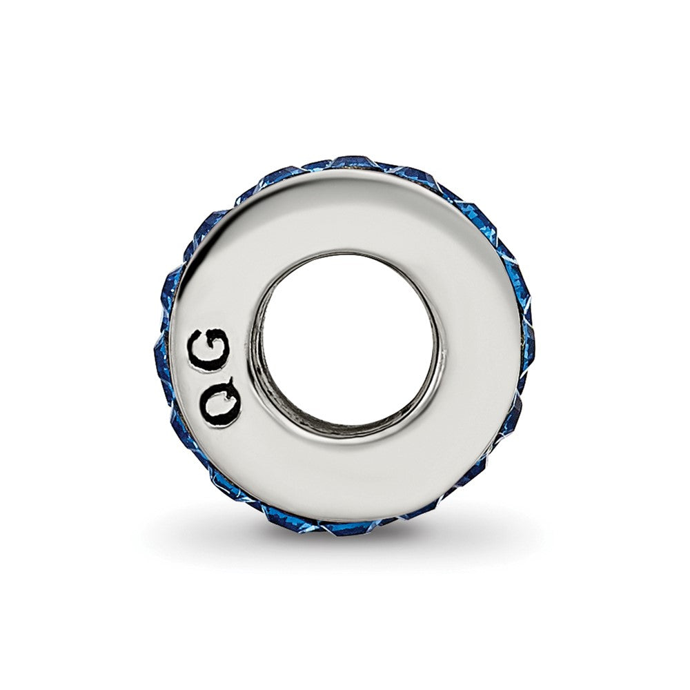 Sterlingsilber Reflections Blau Doppelt Reihe Preciosa Kristall Perle