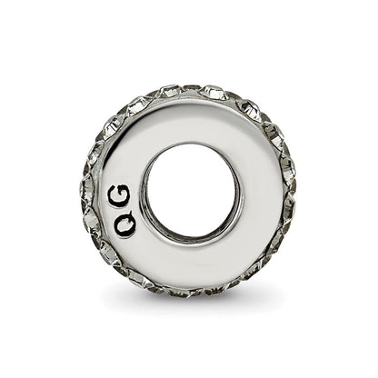 Sterlingsilber Reflections Silber/grey Doppelt Reihe Preciosa Kristall Perle