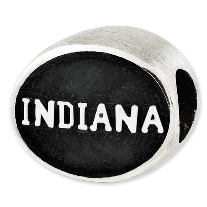 Sterlingsilber Antikisiert Indiana University Collegiate Perle