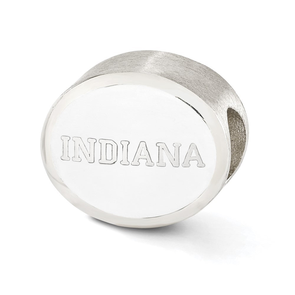 Sterlingsilber Emailliert Indiana University Collegiate Perle