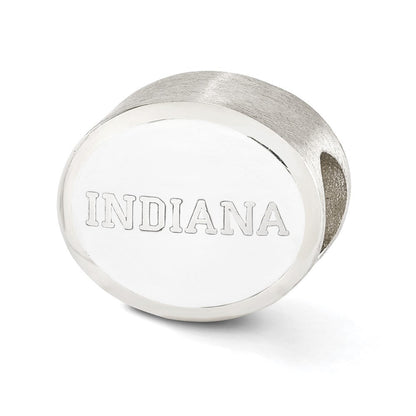 Sterlingsilber Emailliert Indiana University Collegiate Perle
