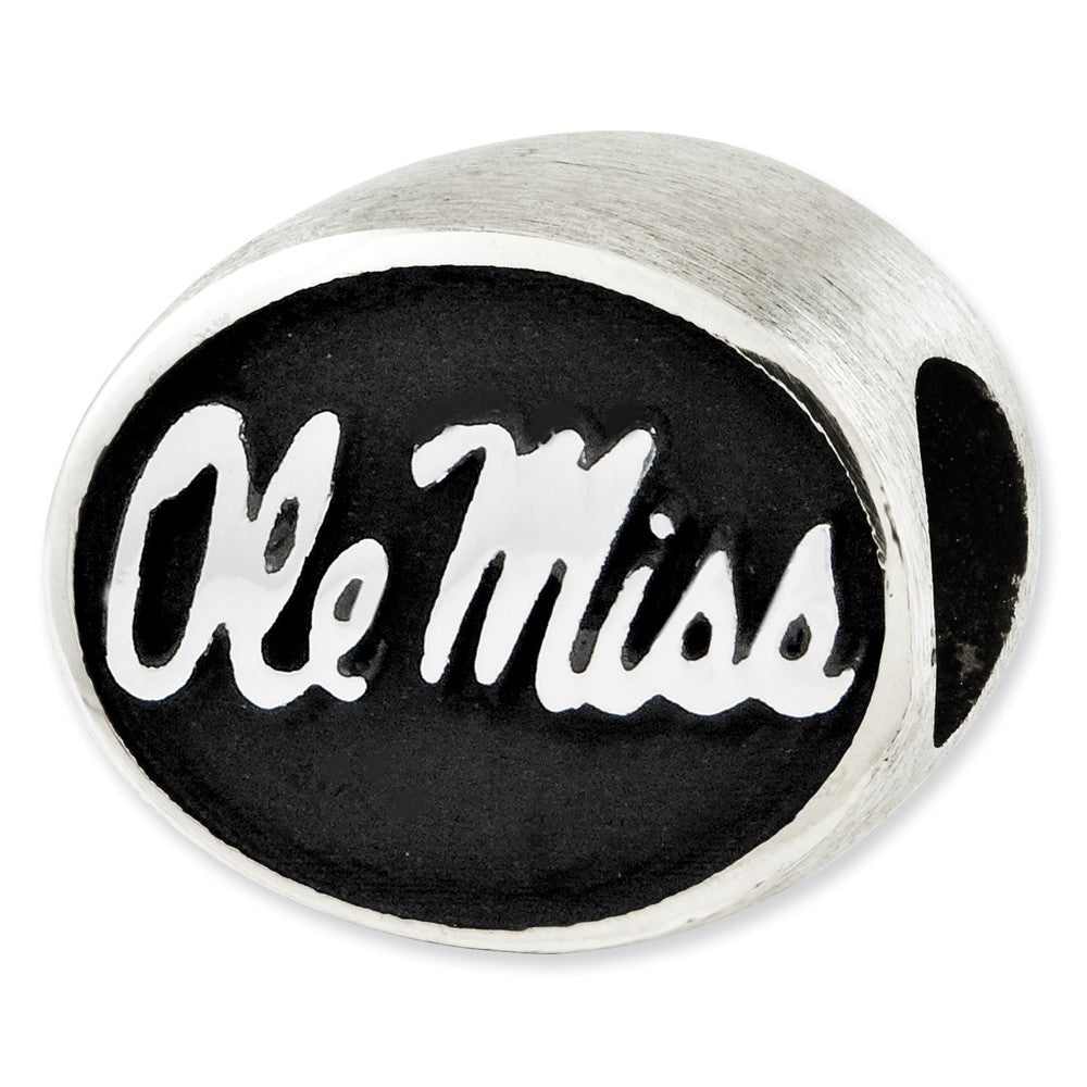 Sterlingsilber Antikisiert University Of Mississippi Collegiate Perle