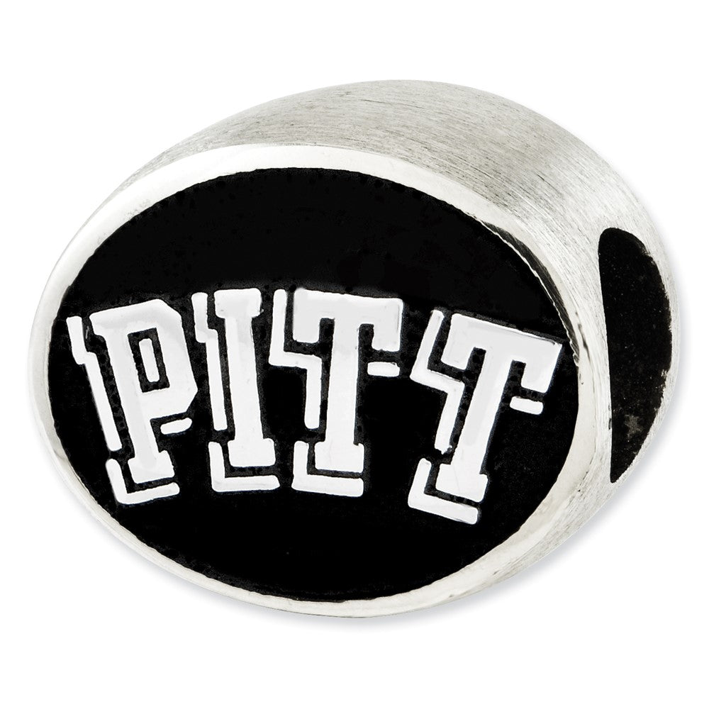 Sterlingsilber Antikisiert University Of Pittsburgh Collegiate Perle
