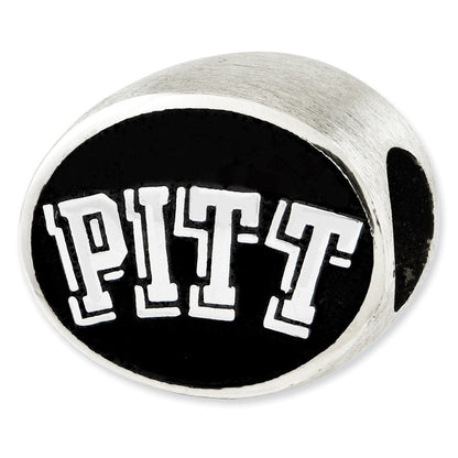 Sterlingsilber Antikisiert University Of Pittsburgh Collegiate Perle