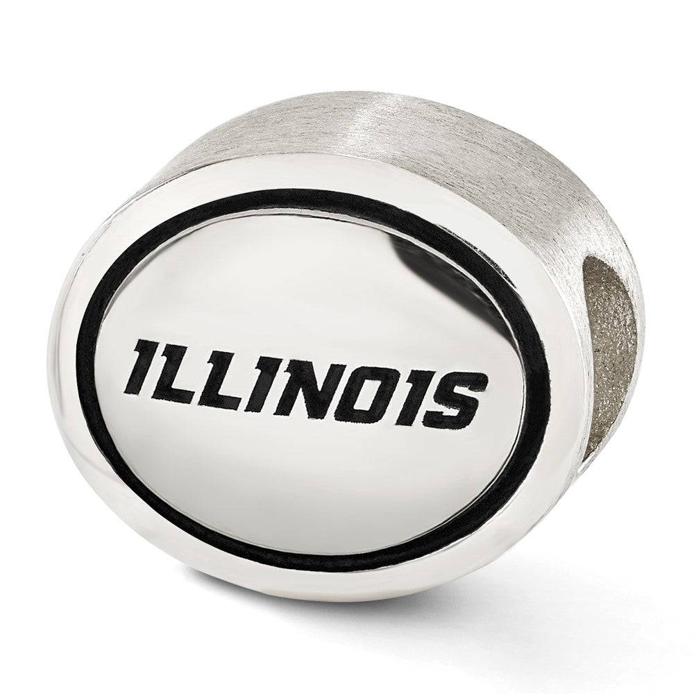 Sterlingsilber Antikisiert University Of Illinois Collegiate Perle