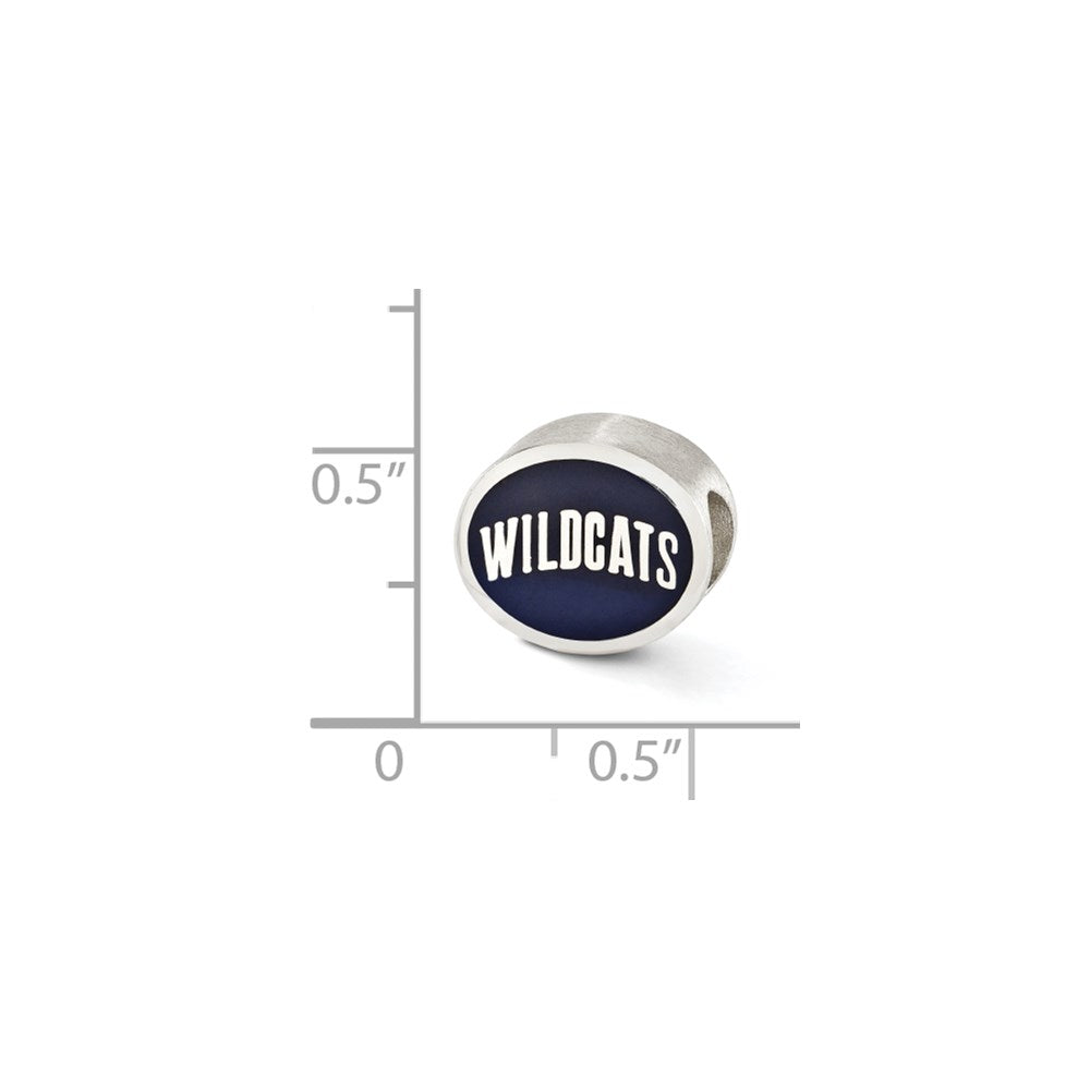Sterlingsilber Emailliert Villanova University Collegiate Perle