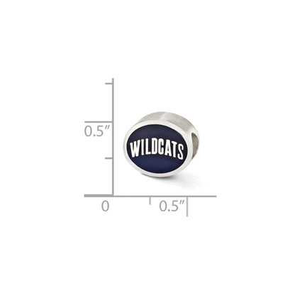 Sterlingsilber Emailliert Villanova University Collegiate Perle