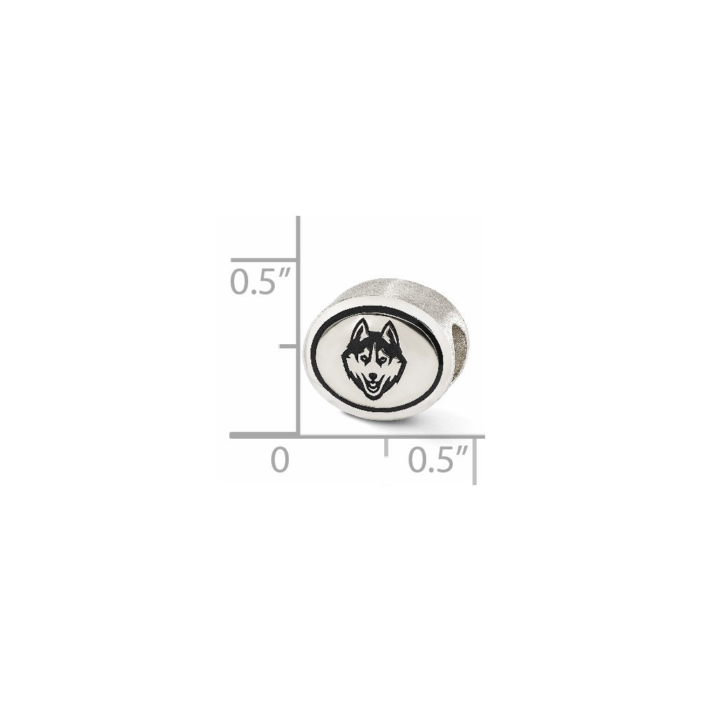 Sterlingsilber Antikisiert University Connecticut Collegiate Perle