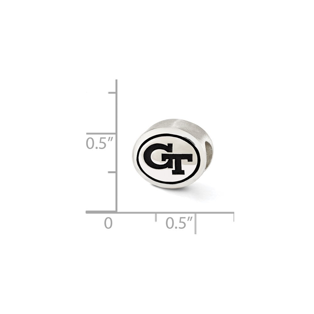 Sterlingsilber Antikisiert Georgia Tech Collegiate Perle