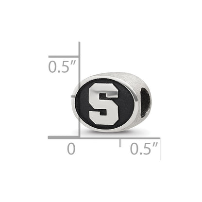 Sterlingsilber Antikisiert Syracuse University Collegiate Perle