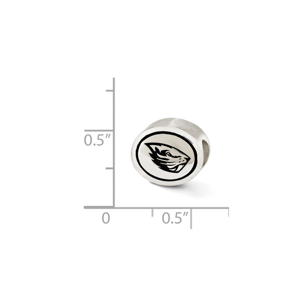 Sterlingsilber Antikisiert Oregon State University Collegiate Perle