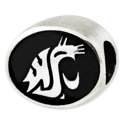 Sterlingsilber Antikisiert Washington State University Collegiate Perle
