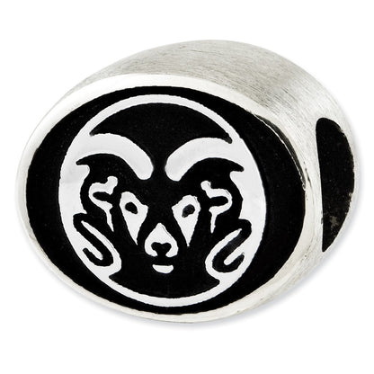 Sterlingsilber Antikisiert Colorado State University Collegiate Perle