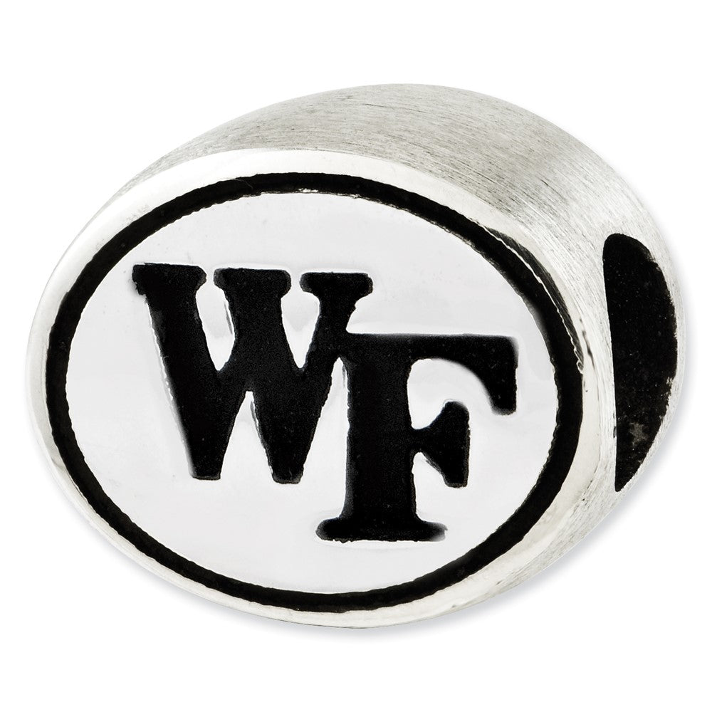 Sterlingsilber Antikisiert Wake Forest University Collegiate Perle