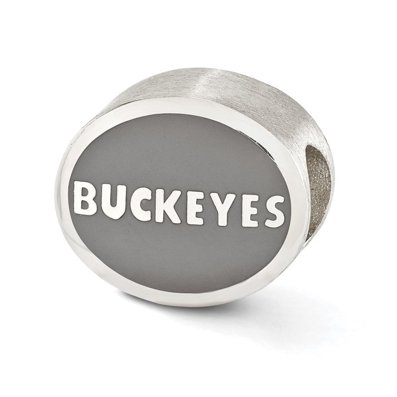Sterlingsilber Emailliert Ohio State University Collegiate Perle