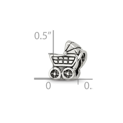 Sterlingsilber Reflections Baby Carriage Perle