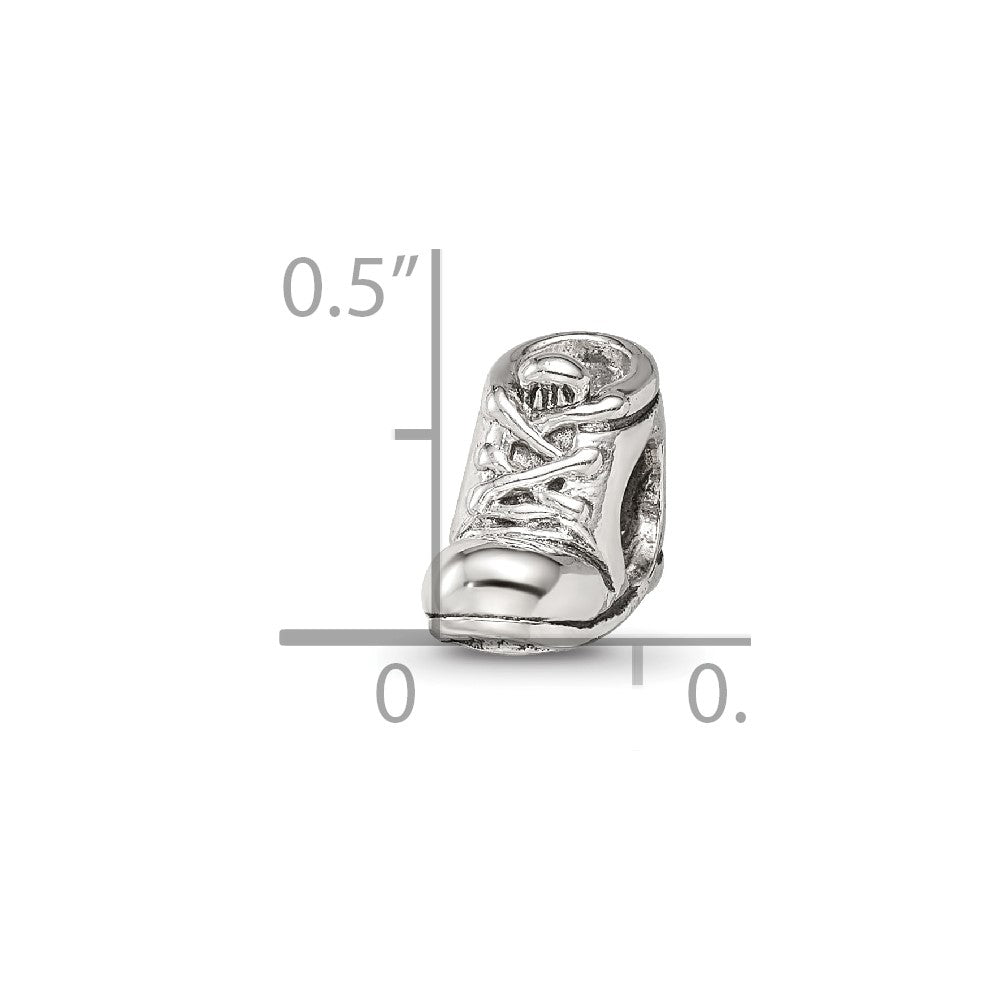 Sterlingsilber Reflections Baby Schuh Perle