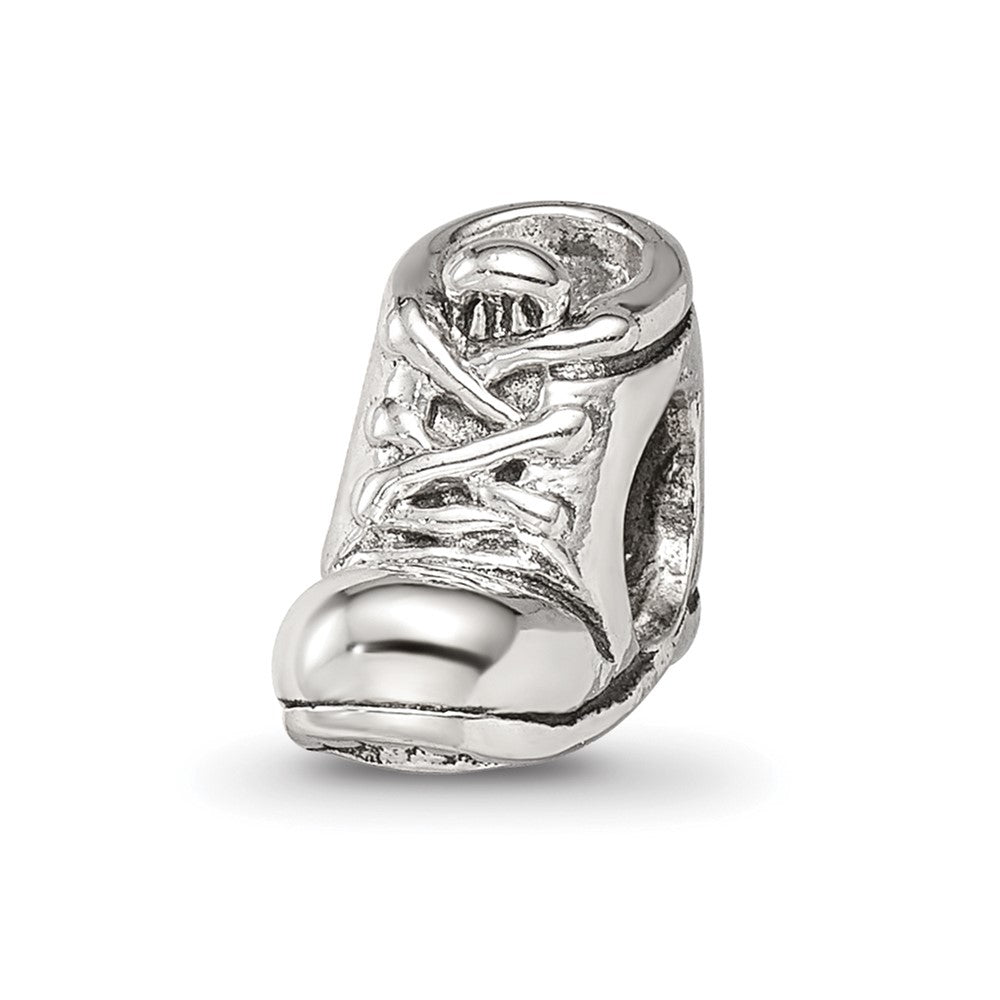 Sterlingsilber Reflections Baby Schuh Perle