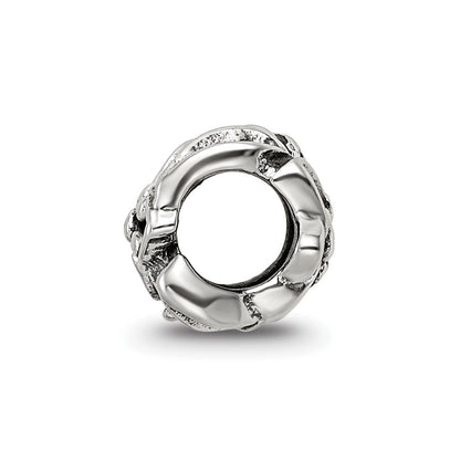 Sterlingsilber Reflections Plumeria Blumen Perle