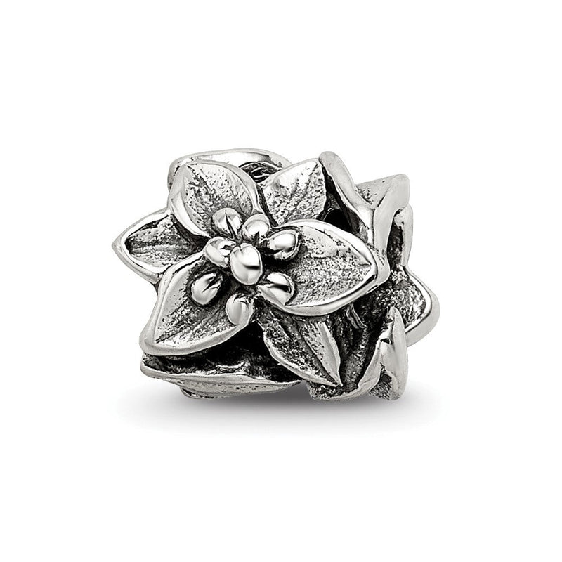 Sterlingsilber Reflections Plumeria Blumen Perle