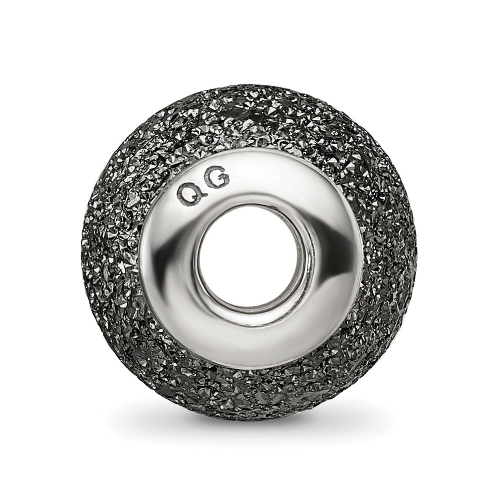 Sterlingsilber Reflections Grau Lasergeschnitten Perle