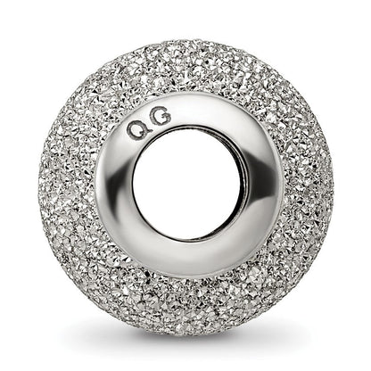 Sterlingsilber Reflections Licht Grau Lasergeschnitten Perle