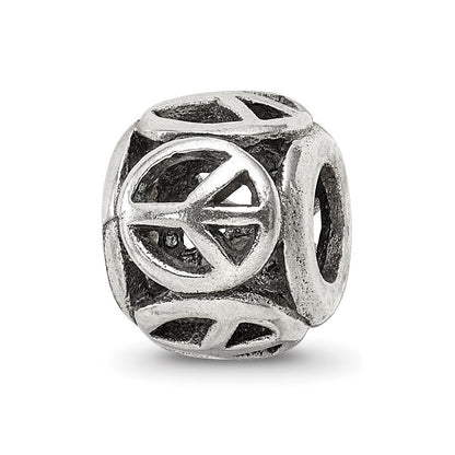 Sterlingsilber Reflections Frieden Zeichen Perle