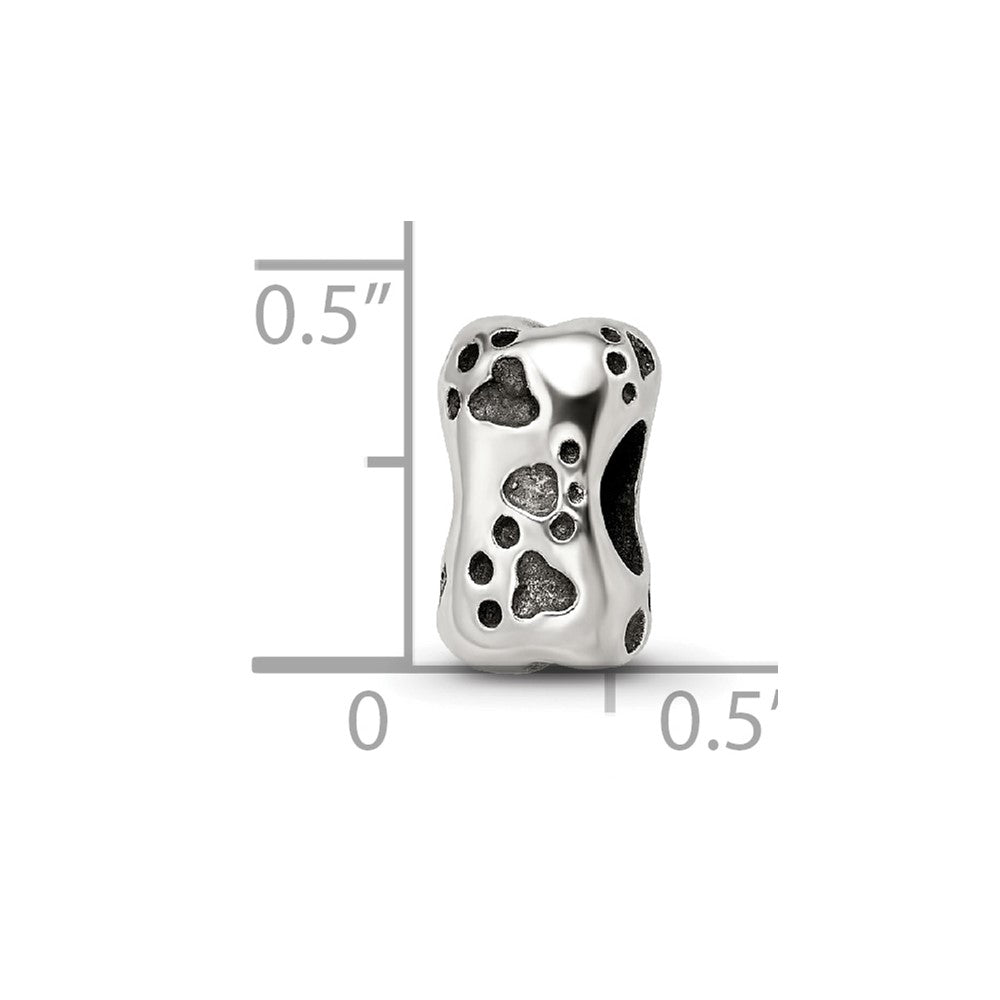 Sterlingsilber Reflections Hund Bone Perle