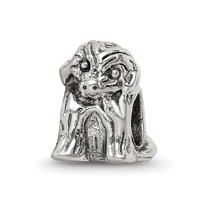 Sterlingsilber Reflections Sitting Puppy Perle