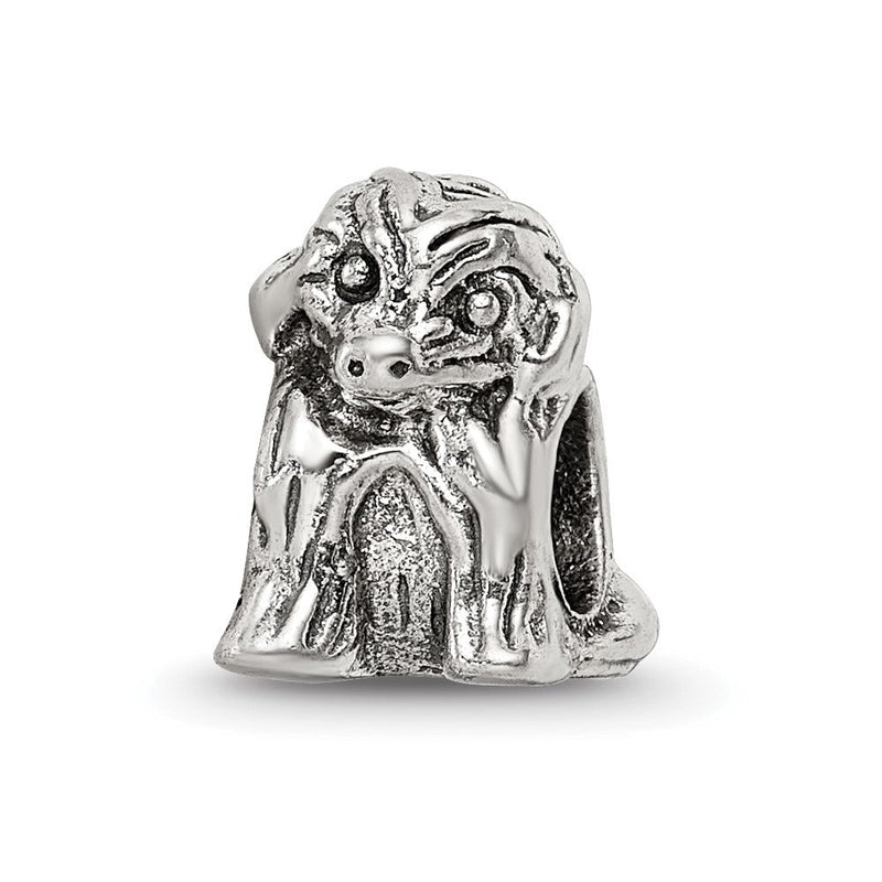 Sterlingsilber Reflections Sitting Puppy Perle