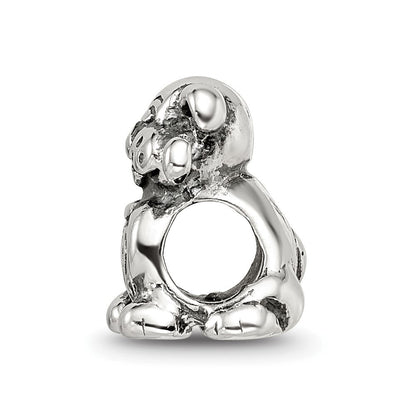 Sterlingsilber Reflections Hund mit Bone Perle