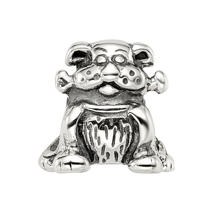 Sterlingsilber Reflections Hund mit Bone Perle