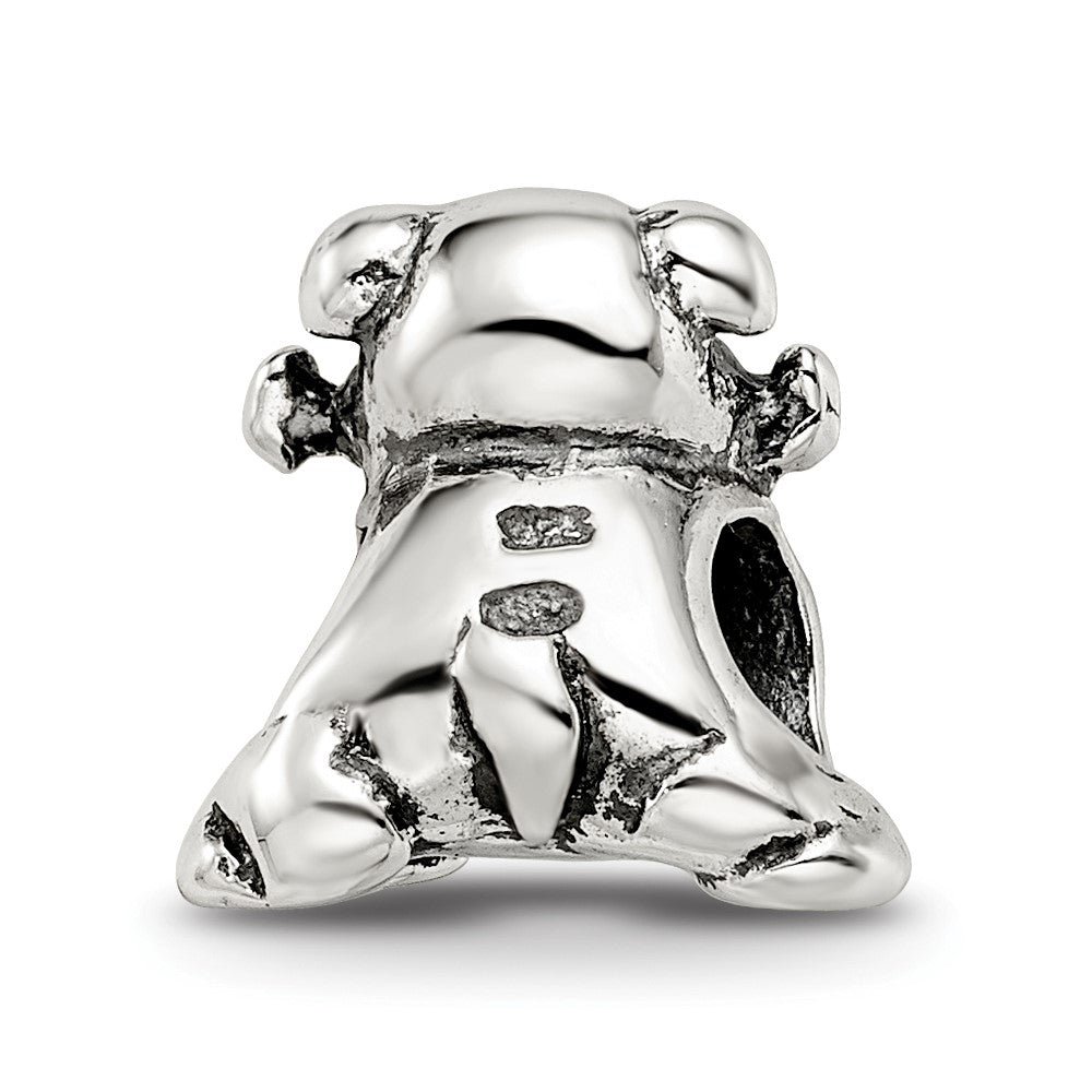 Sterlingsilber Reflections Hund mit Bone Perle