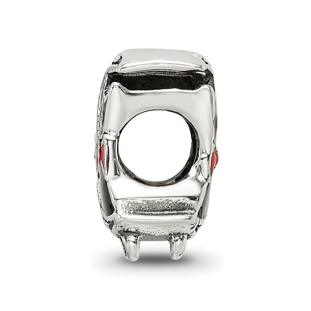 Sterlingsilber Reflections Markasit & Emailliert Katze Mond Perle