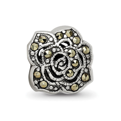 Sterlingsilber Reflections Markasit Blume Perle