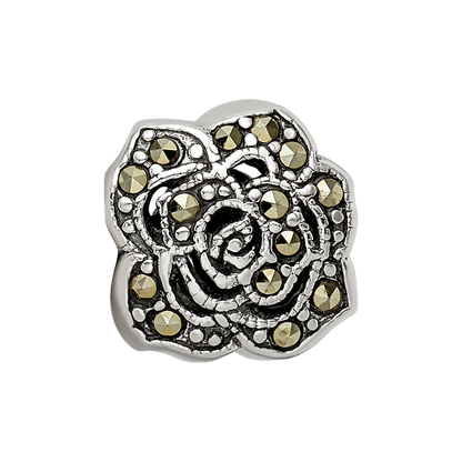 Sterlingsilber Reflections Markasit Blume Perle
