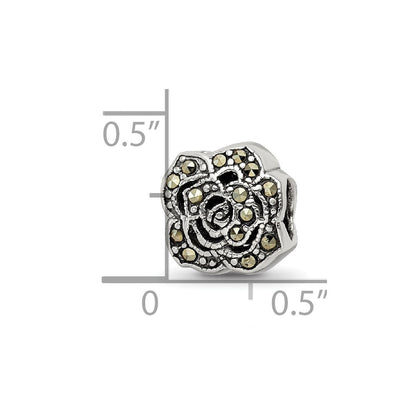 Sterlingsilber Reflections Markasit Blume Perle