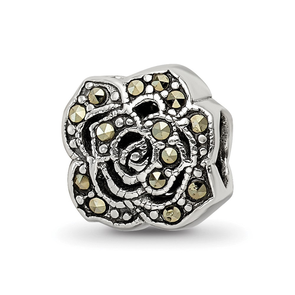 Sterlingsilber Reflections Markasit Blume Perle