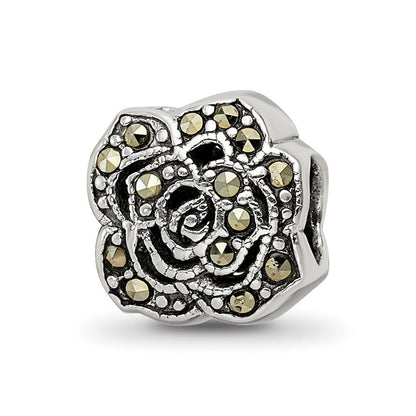 Sterlingsilber Reflections Markasit Blume Perle