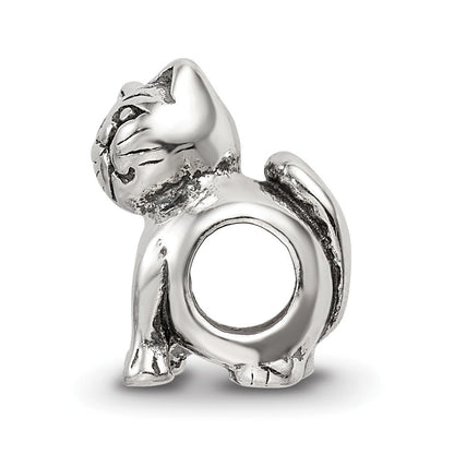 Sterlingsilber Antik Reflections Katze Perle