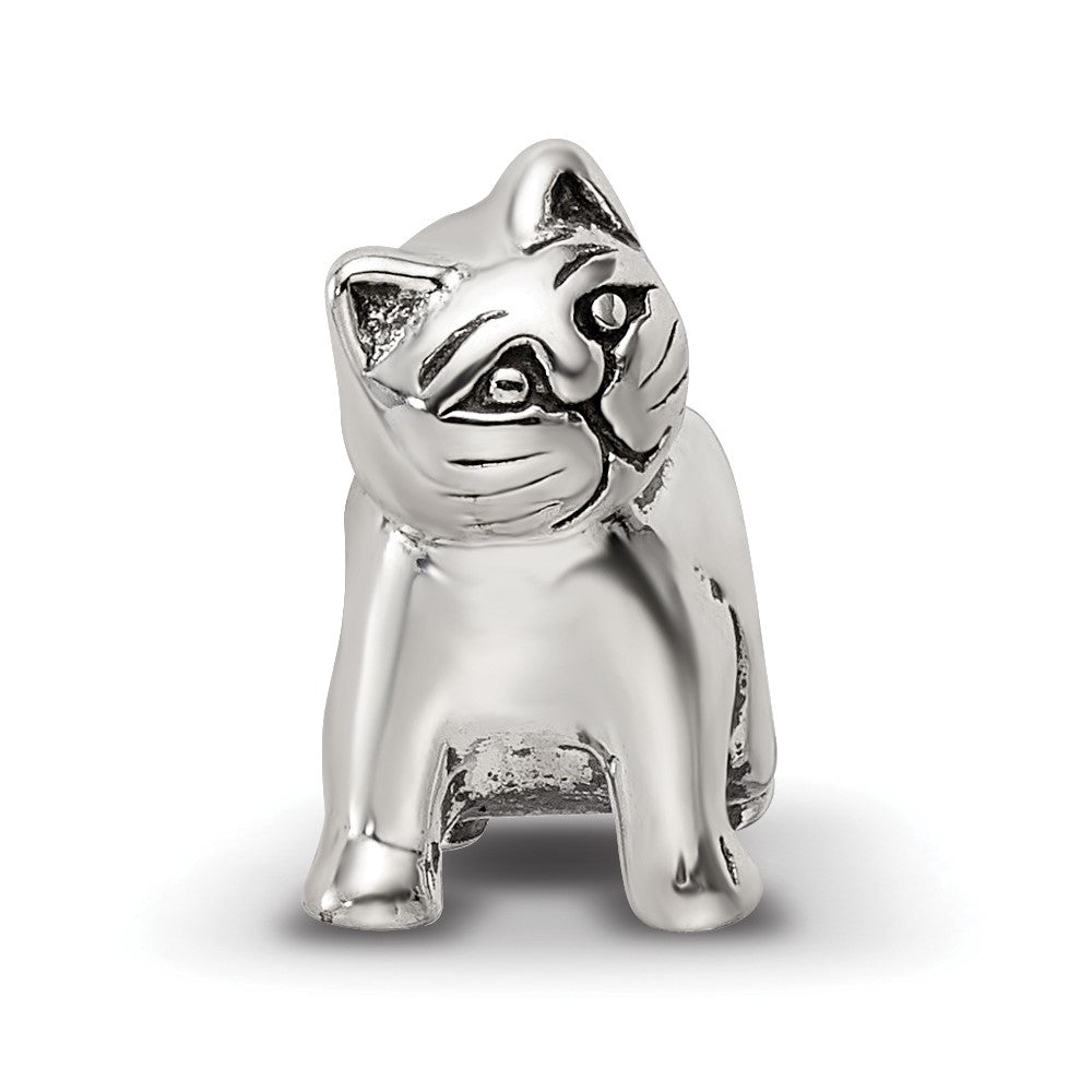 Sterlingsilber Antik Reflections Katze Perle