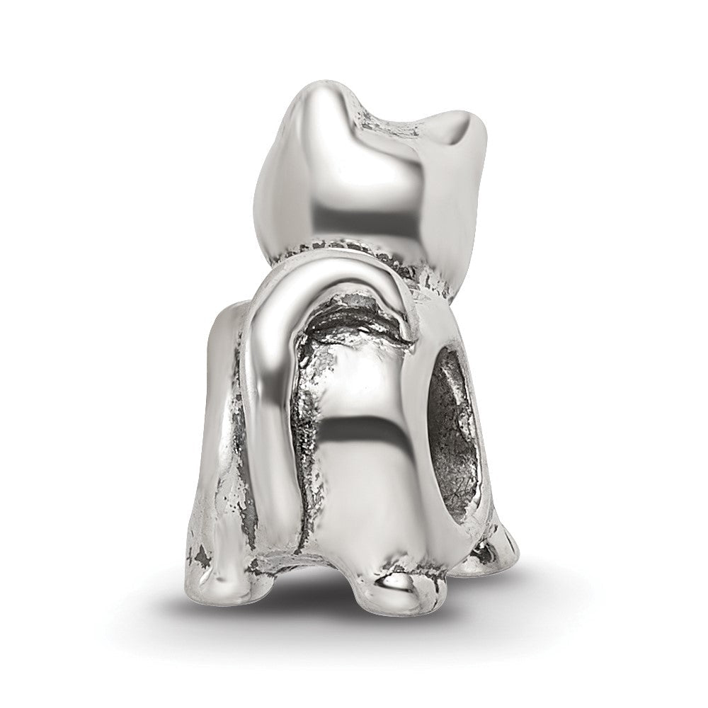Sterlingsilber Antik Reflections Katze Perle