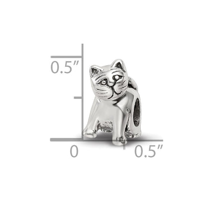Sterlingsilber Antik Reflections Katze Perle