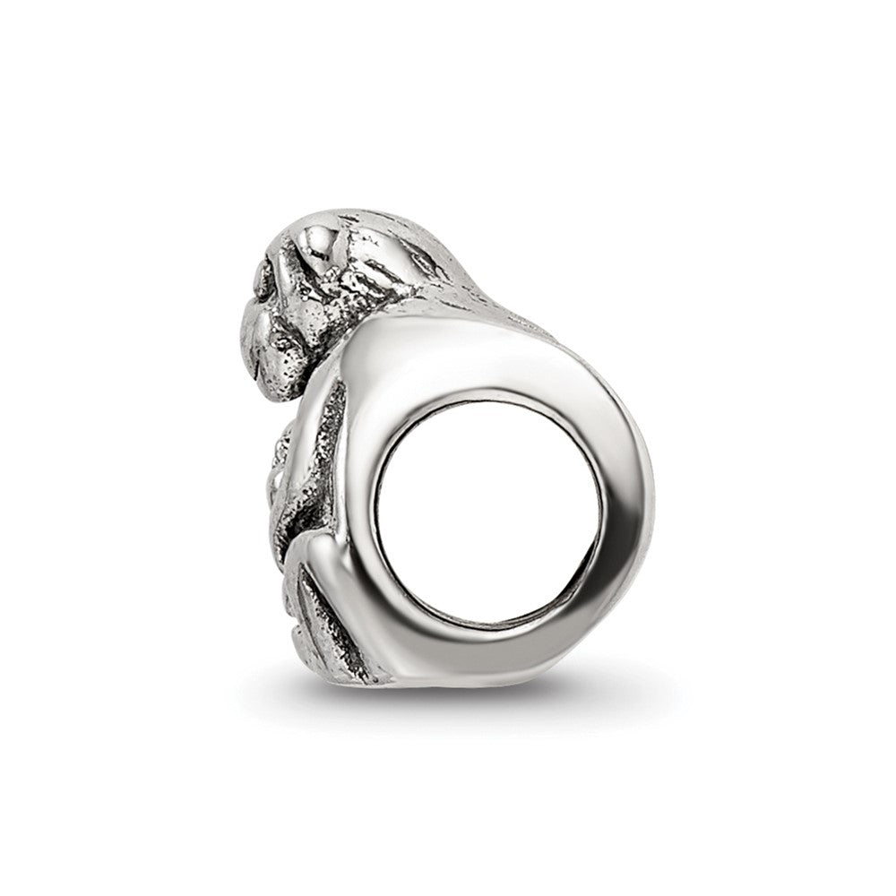 Sterlingsilber Reflections Mama & Baby Monkey Perle