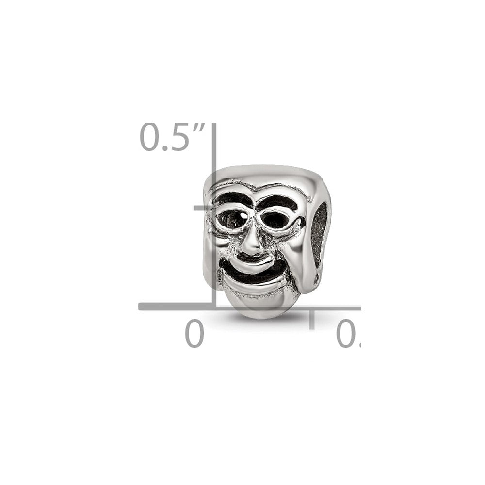 Sterlingsilber Reflections Comedy Mask Perle