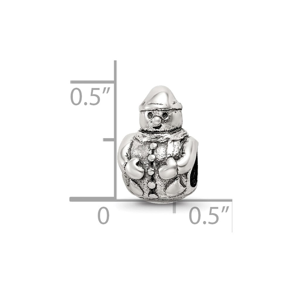 Sterlingsilber Reflections Snowman Perle