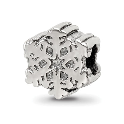 Sterlingsilber Reflections Schneeflocke Perle